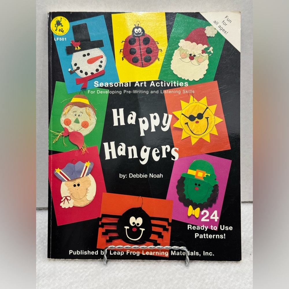 Leap Frog Happy Hangers Seasonal Art Activities Book (1994)